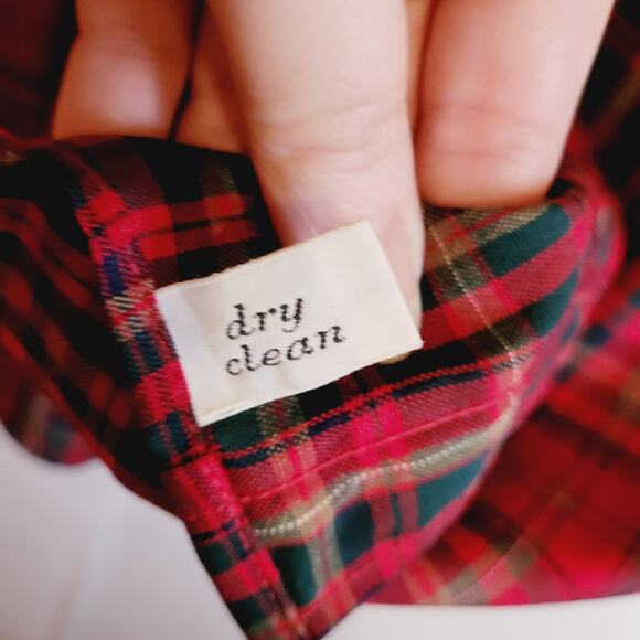 Vintage Pendleton mens MacDougal tartan plaid wool long sleeve button down shirt - Picture 6 of 10